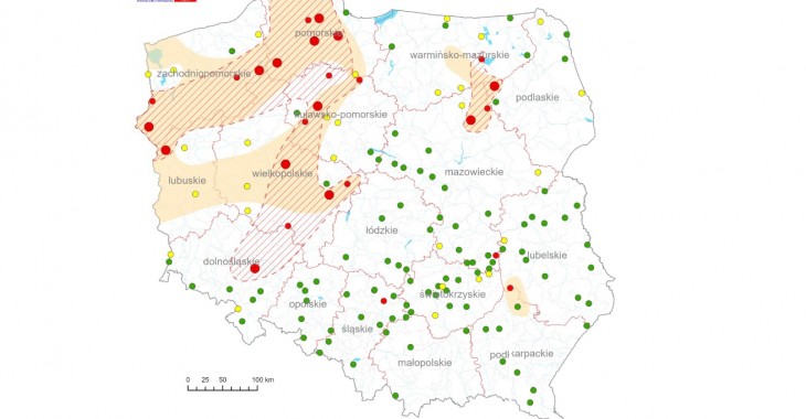 Sytuacja hydrogeologiczna w okresie od 01.10.2022 r. do 31.10.2022 r.